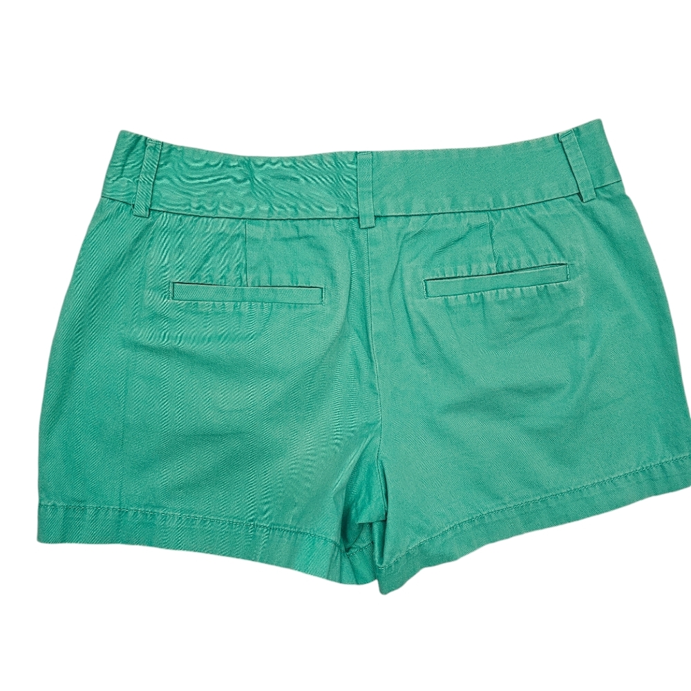 LOFT Cotton Green 4" Short Women's Size 2